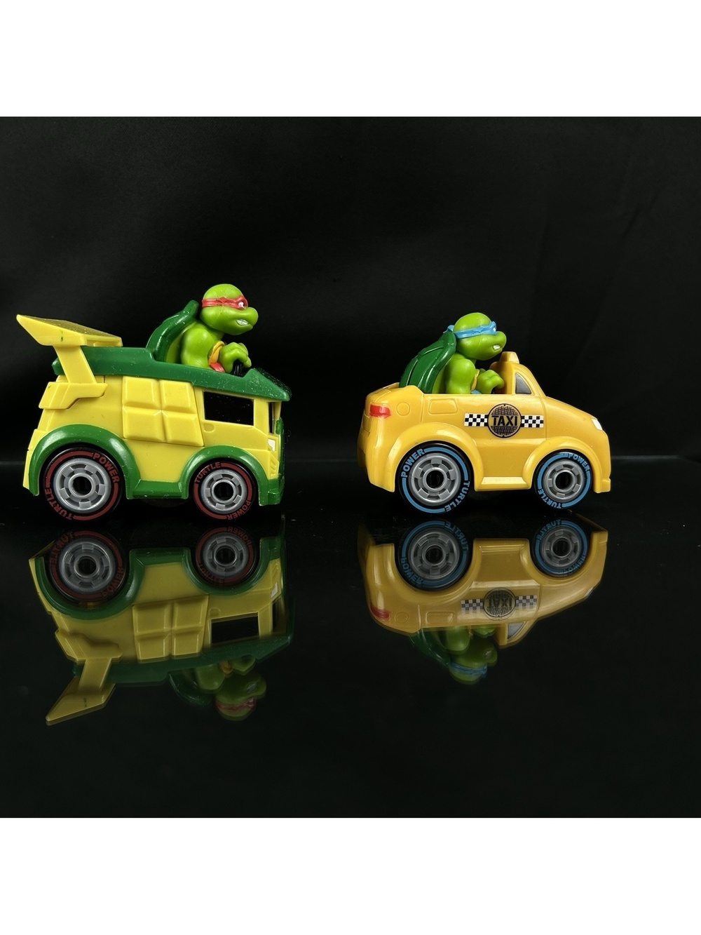 TMNT Rad Rip Racers Michelangelo Donatello Raphael Leonardo with 2 Rip Cords - Picture 11 of 15
